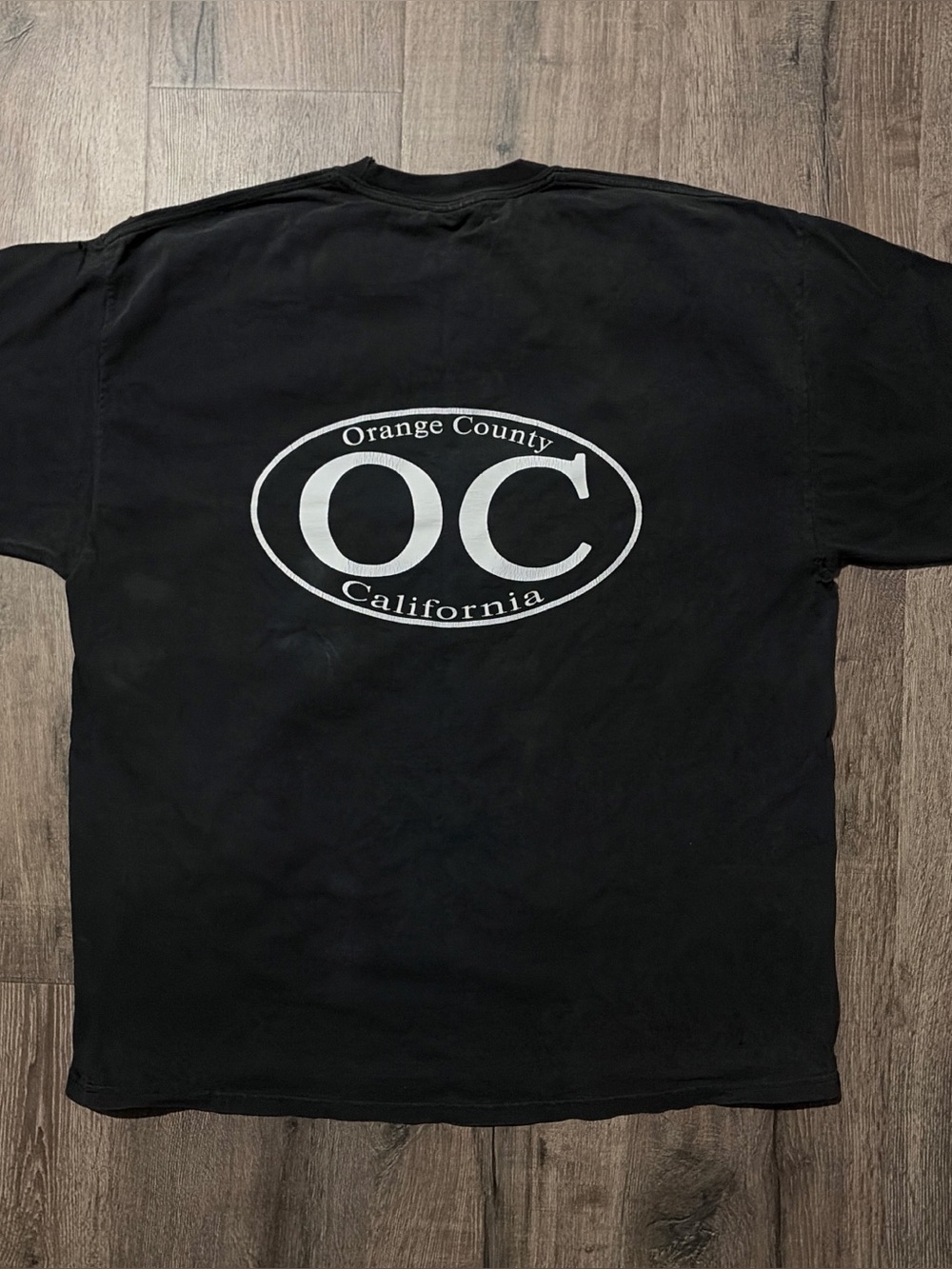 Vintage Orange County California Graphic T-Shirt Black XL
